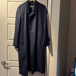 Vintage Yves Saint Laurent navy coat